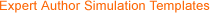 Expert Author Simulation Templates